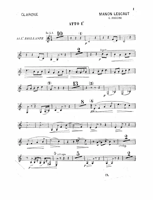 Bass Clarinet (A/B♭)