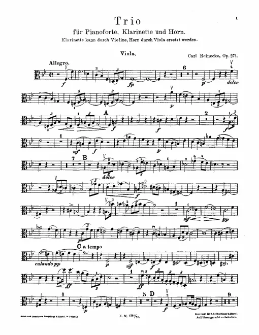 Viola (alternate for Horn)