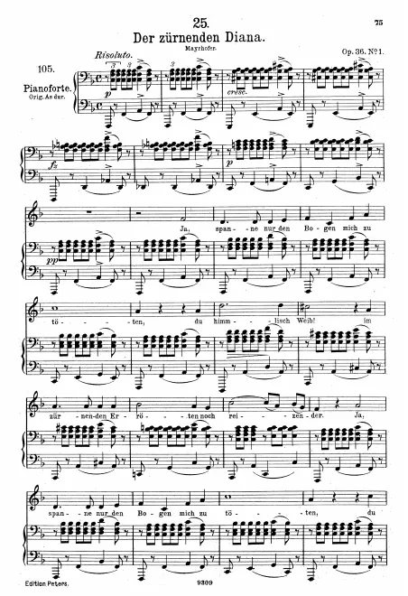 Complete Score (Medium voice, transposed to F major)