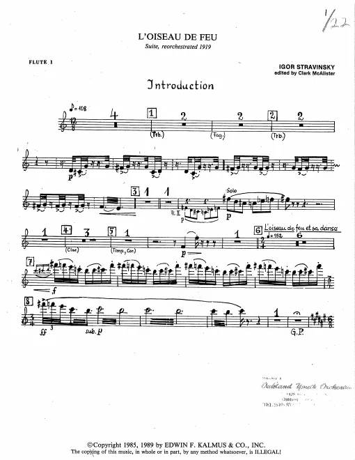 Flute 1, 2/Piccolo