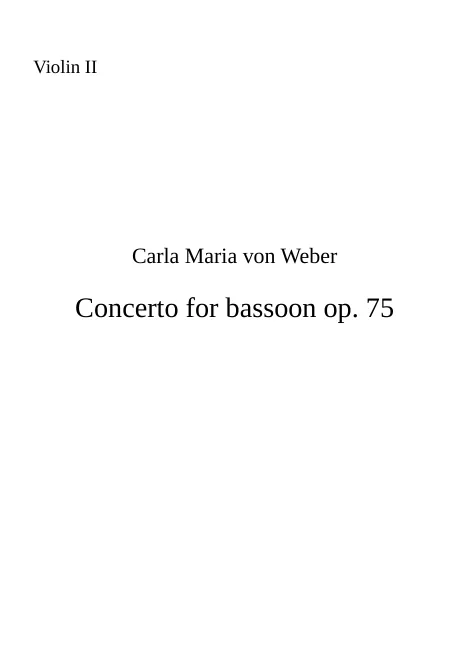 Violins II