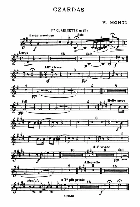Clarinet 1, 2 (B♭)
