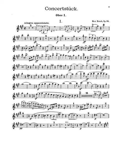 Oboe 1, 2, English Horn