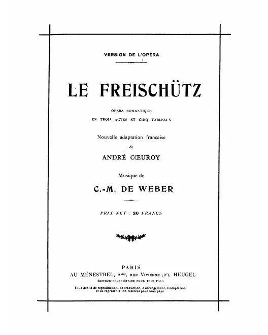 Vocal Score