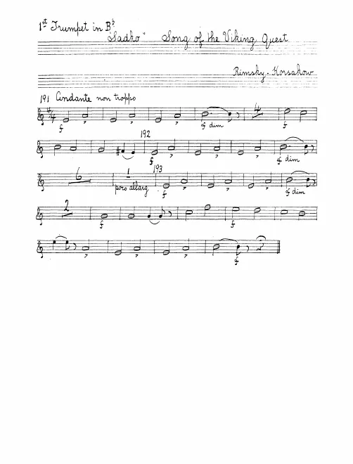 Trumpet 1, 2/3 (B♭)