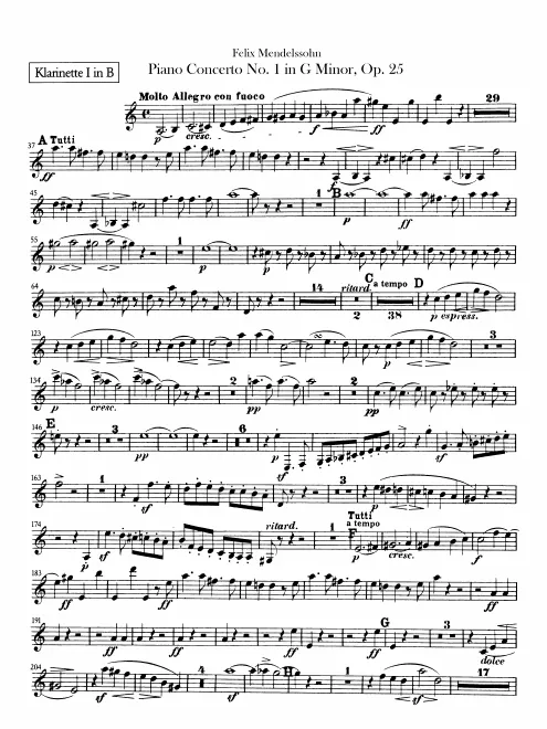 Clarinet 1 (B♭)
