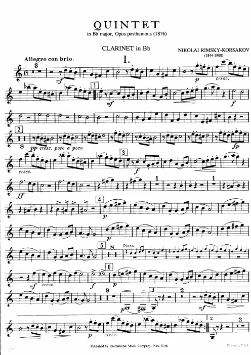 Clarinet (B♭)