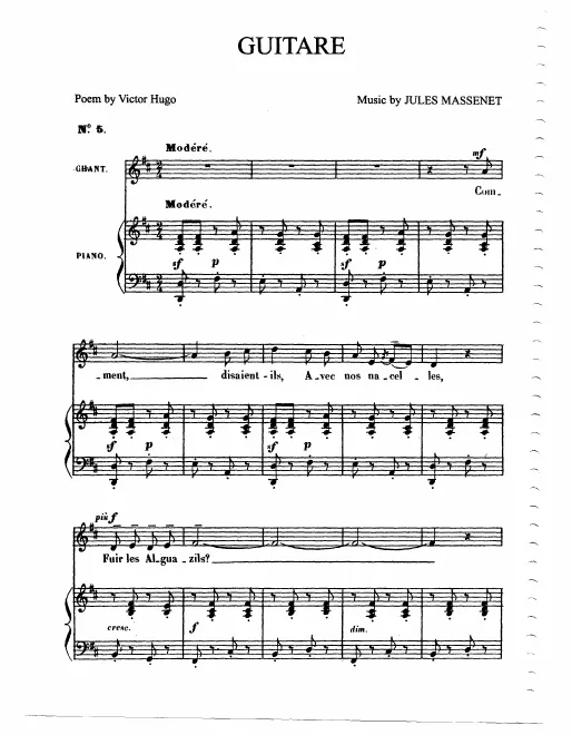 Complete Score (D Major: medium voice and piano)