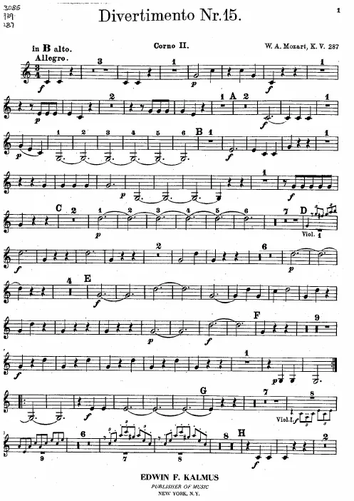 Horn 2 (B♭ alto/F)