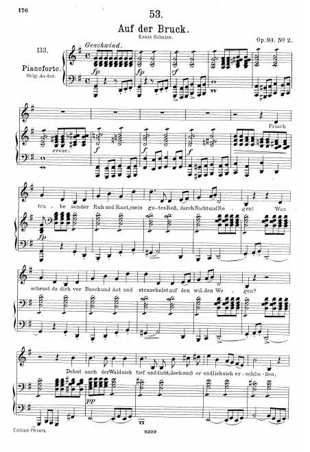 Complete Score (Medium Voice, transposed to G major)
