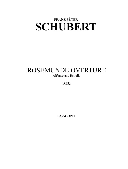 Bassoon 1, 2