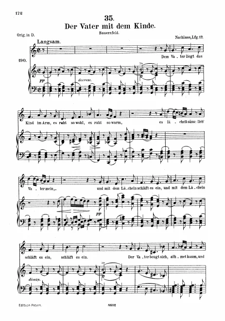 Complete Score (Medium Voice, transposed to C major)
