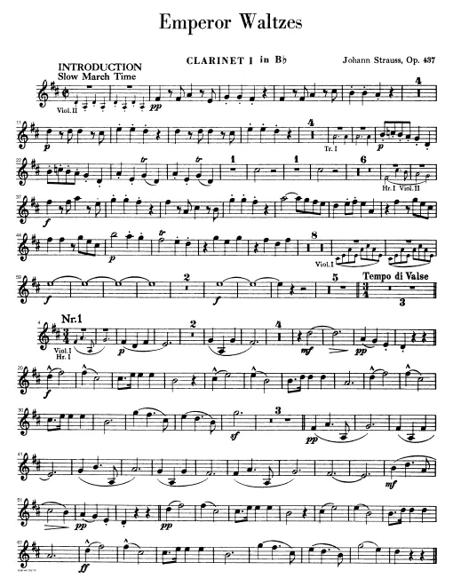 Clarinet 1, 2 (B♭)