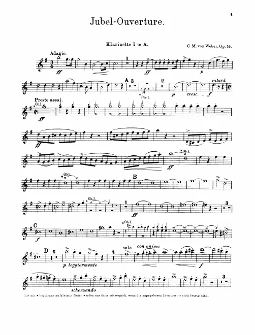 Clarinet 1, 2 (A)