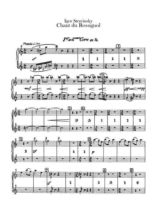 Horn 1/2, 3/4 (F)