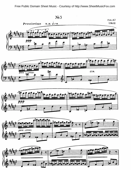 3. Etude in