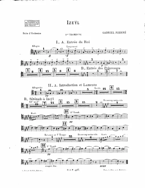 Trombone 1/2/3, Tuba