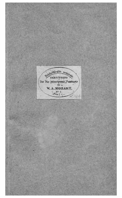 5. Quartet in A major, K.464