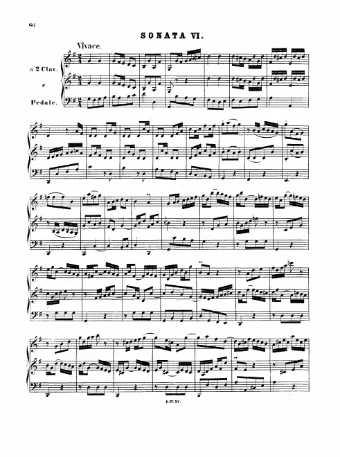 Sonata No.6 in G major, BWV 530