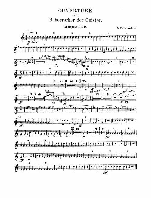 Trumpet 1, 2 (D)