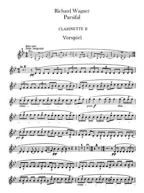 Clarinet 2 (B♭, A)