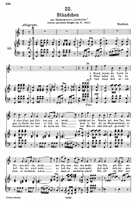 Complete Score (original/high voice, filter)