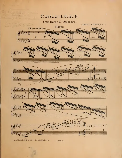 Harp solo