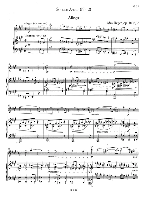Piano score