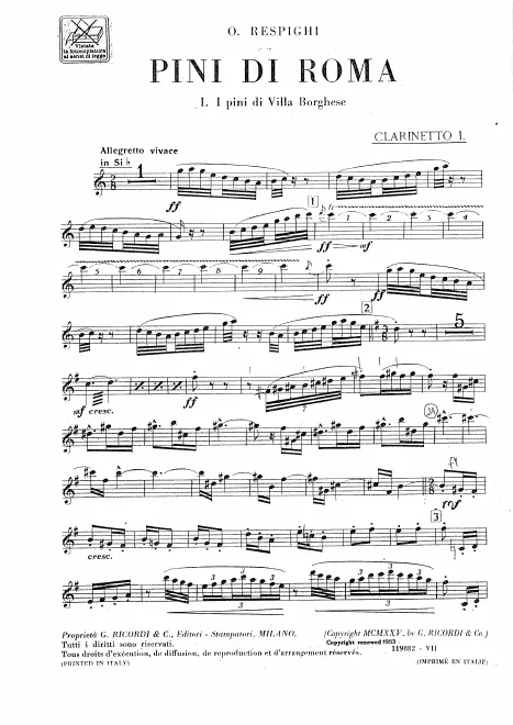 Clarinet 1, 2, Bass Clarinet (B♭/A)