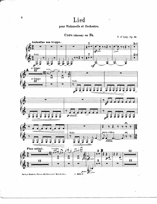 Horn 1/2 (F)