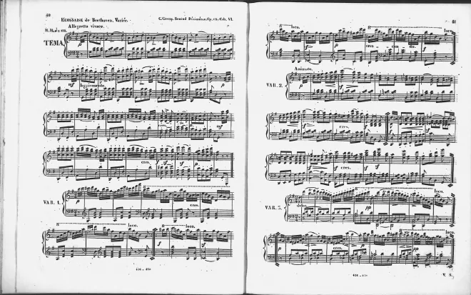 6. Ecossaise de Beethoven variée
