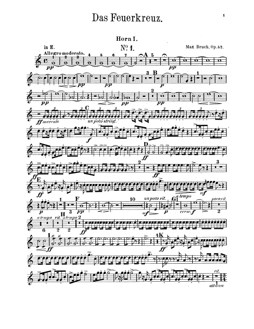 Horn 1, 2, 3, 4 (E)
