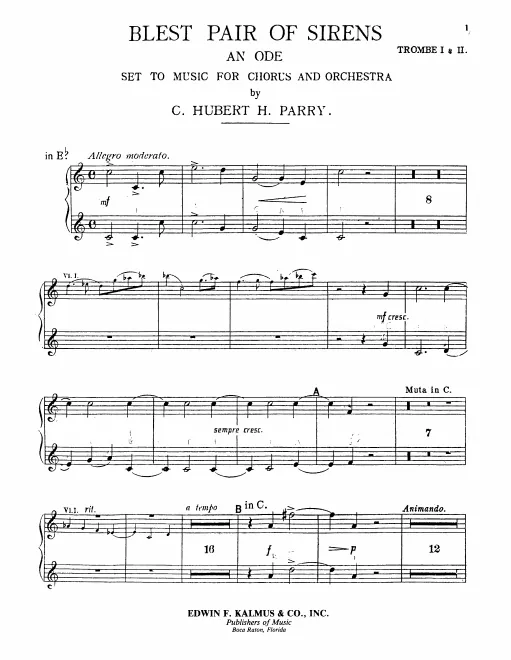 Trumpet 1, 2 (E♭)/C)
