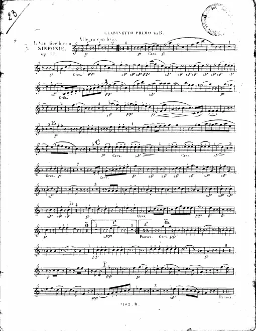 Clarinet 1, 2 (B♭)