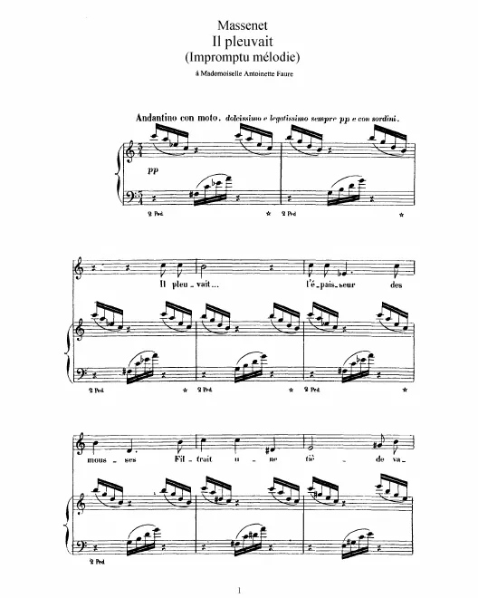 Complete Score (C Major: high voice and piano)