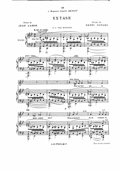 Complete Score (B major, medium voice)