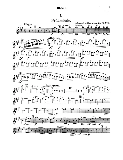 Oboe 1, 2/English Horn