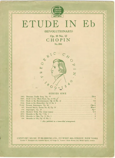12. Etude in C minor