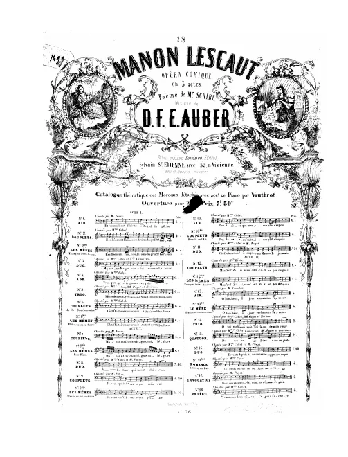 No.18, Prière: "Comme un doux rêve" (Act III, No.16c)