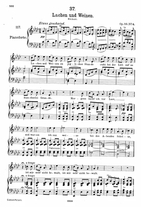 Complete Score (Original / High voice, A♭ major)