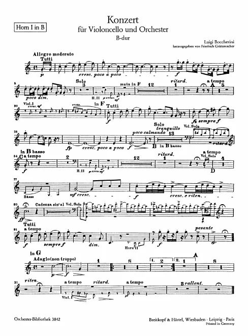 Horn 1 (B♭ basso/G)