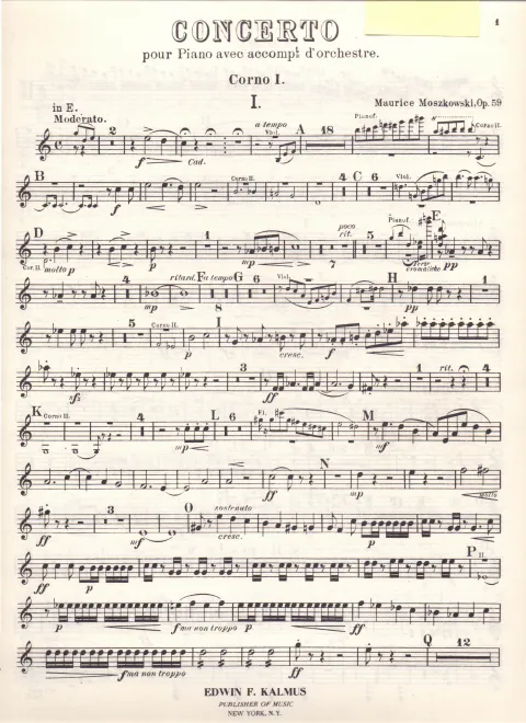 Horn 1, 2, 3, 4 (E)