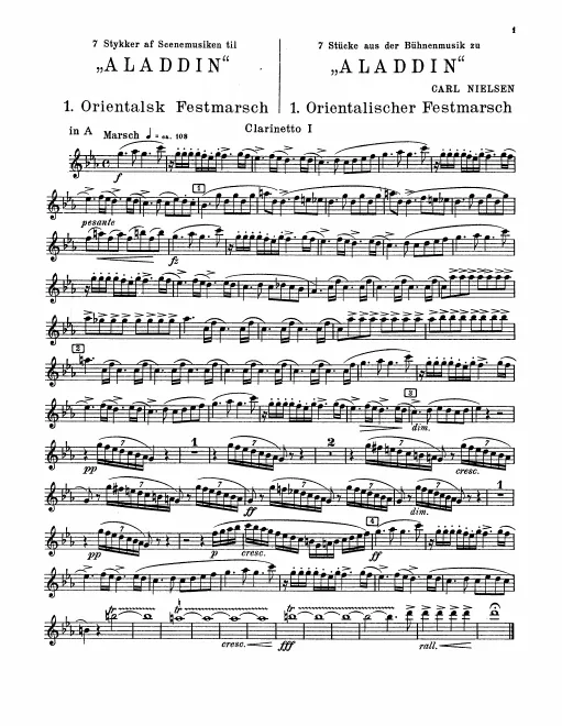 Clarinet 1, 2 (A/B♭)