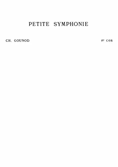 Horn 1 (B, E)