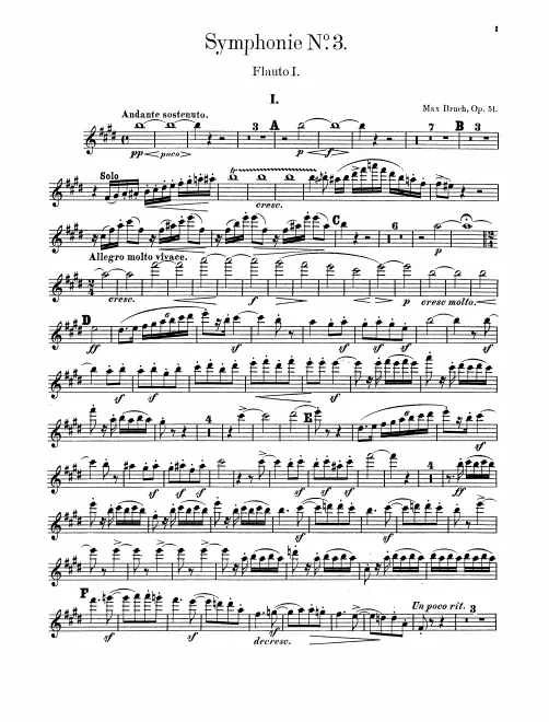 Flute 1, 2