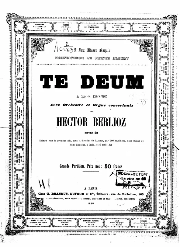 1. Te deum laudamus (Hymne) II. Tibi omnes (Hymne)