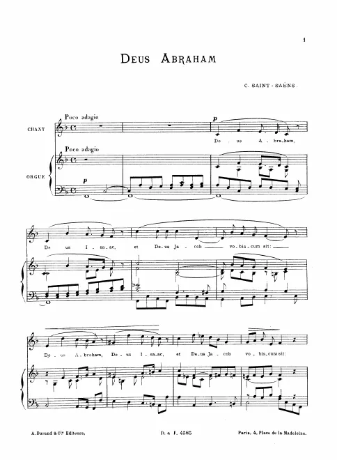 Complete Score and Parts (SATB, Harp ad libitum)