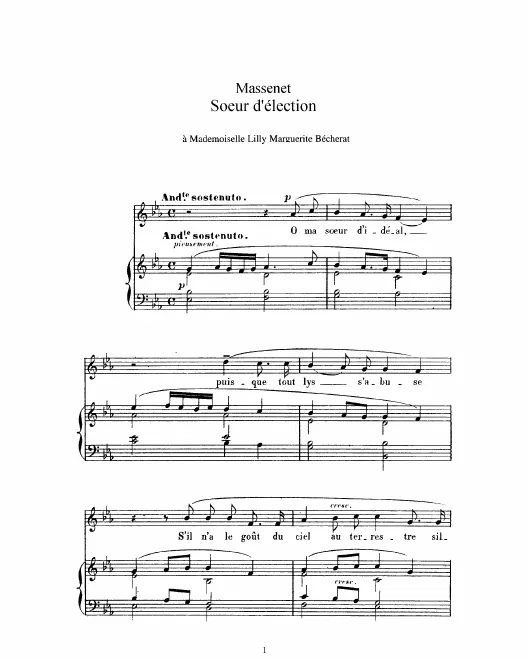 Complete Score (E♭ Major: high voice and piano)