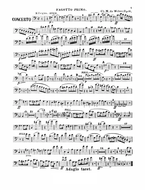 Bassoon 1, 2