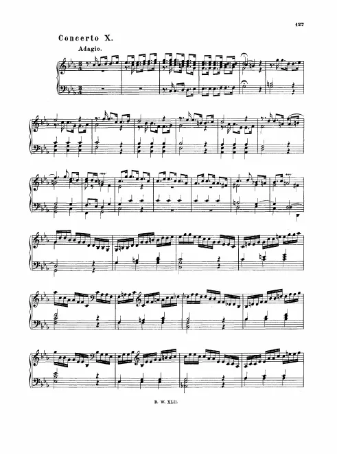 10. Concerto in C minor, BWV 981
